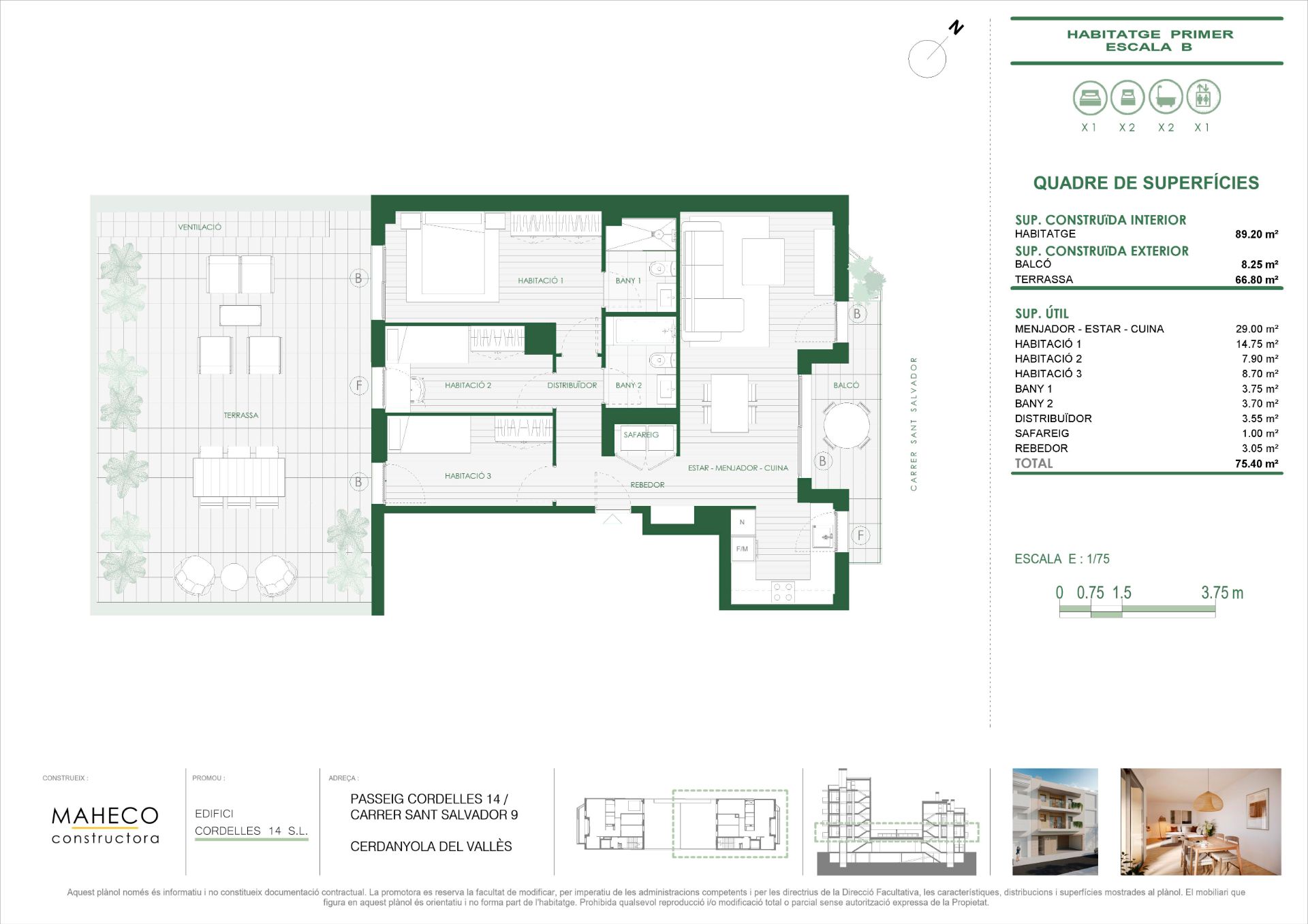 Flat for sale in Passeig de Cordelles, 14, Centre - Cordelles