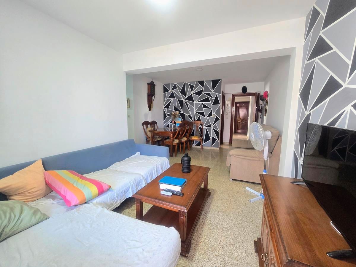 Living room of Flat for sale in Málaga Capital  with Furnished