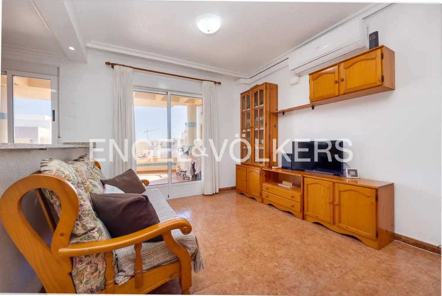 Balcony of Attic for sale in Guardamar del Segura  with Air Conditioner, Heating and Terrace