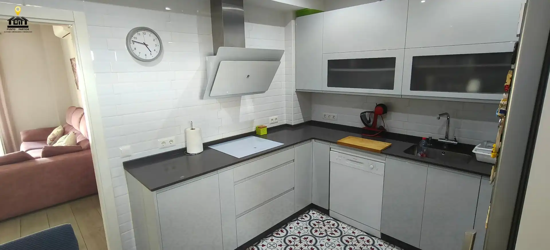 Cocina de Casa o chalet en venta en Manzanilla con Aire acondicionado, Amueblado y Horno