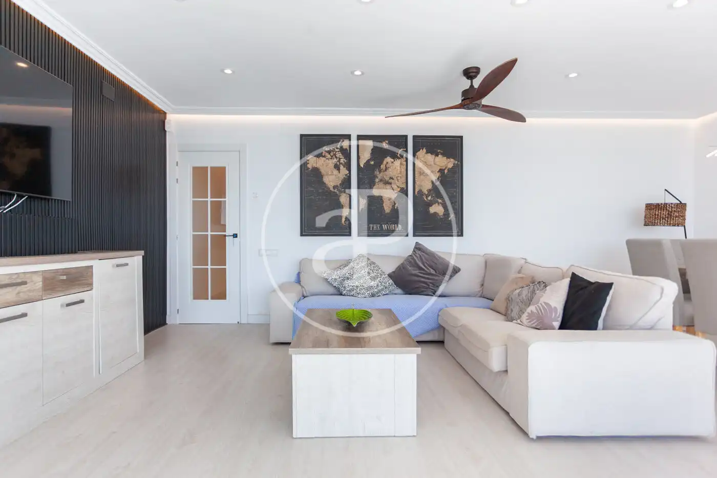 Wohnzimmer von Wohnung zum Verkauf in Benidorm mit Klimaanlage, Heizung und Terrasse