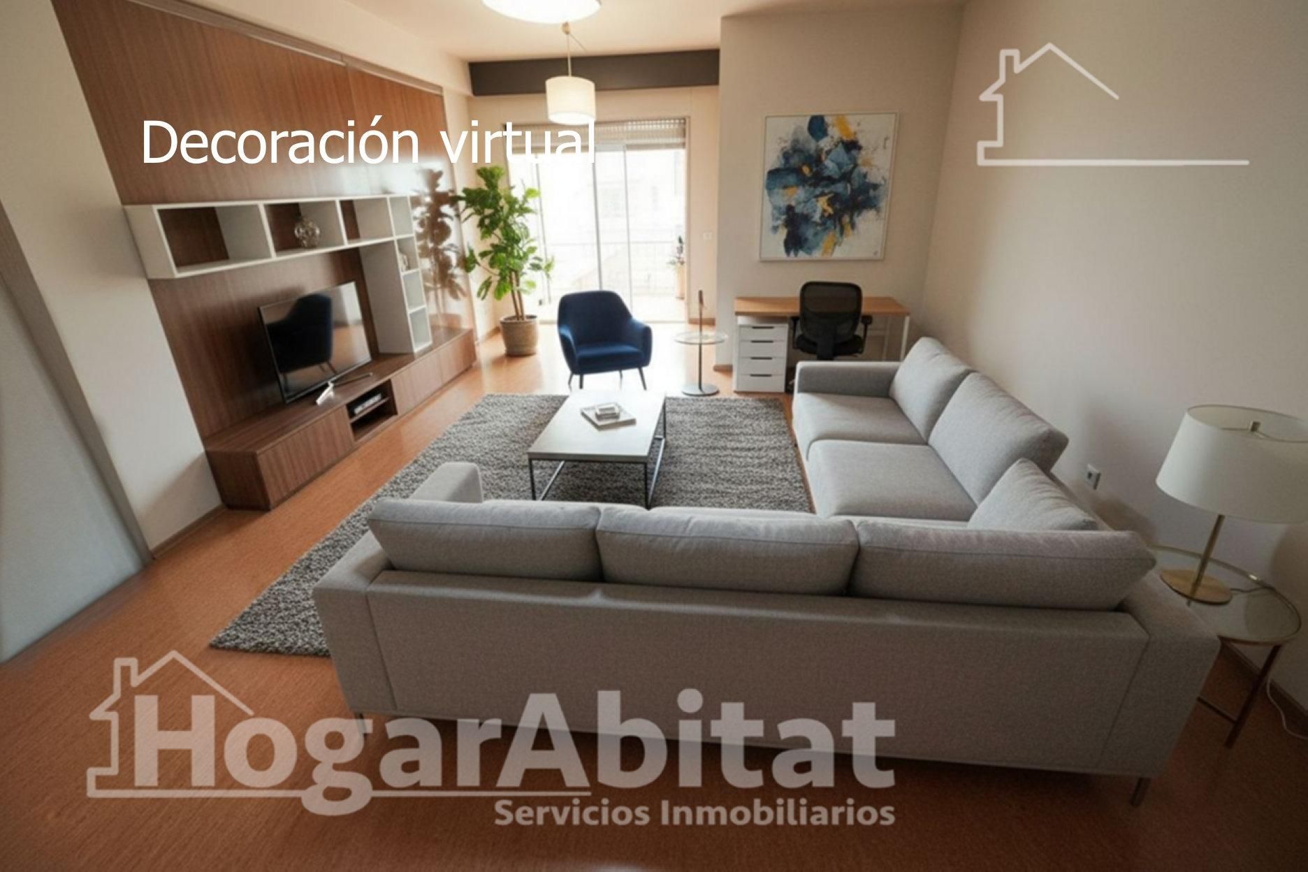 Sala de estar de Piso en venta en Mislata con Terraza y Balcón