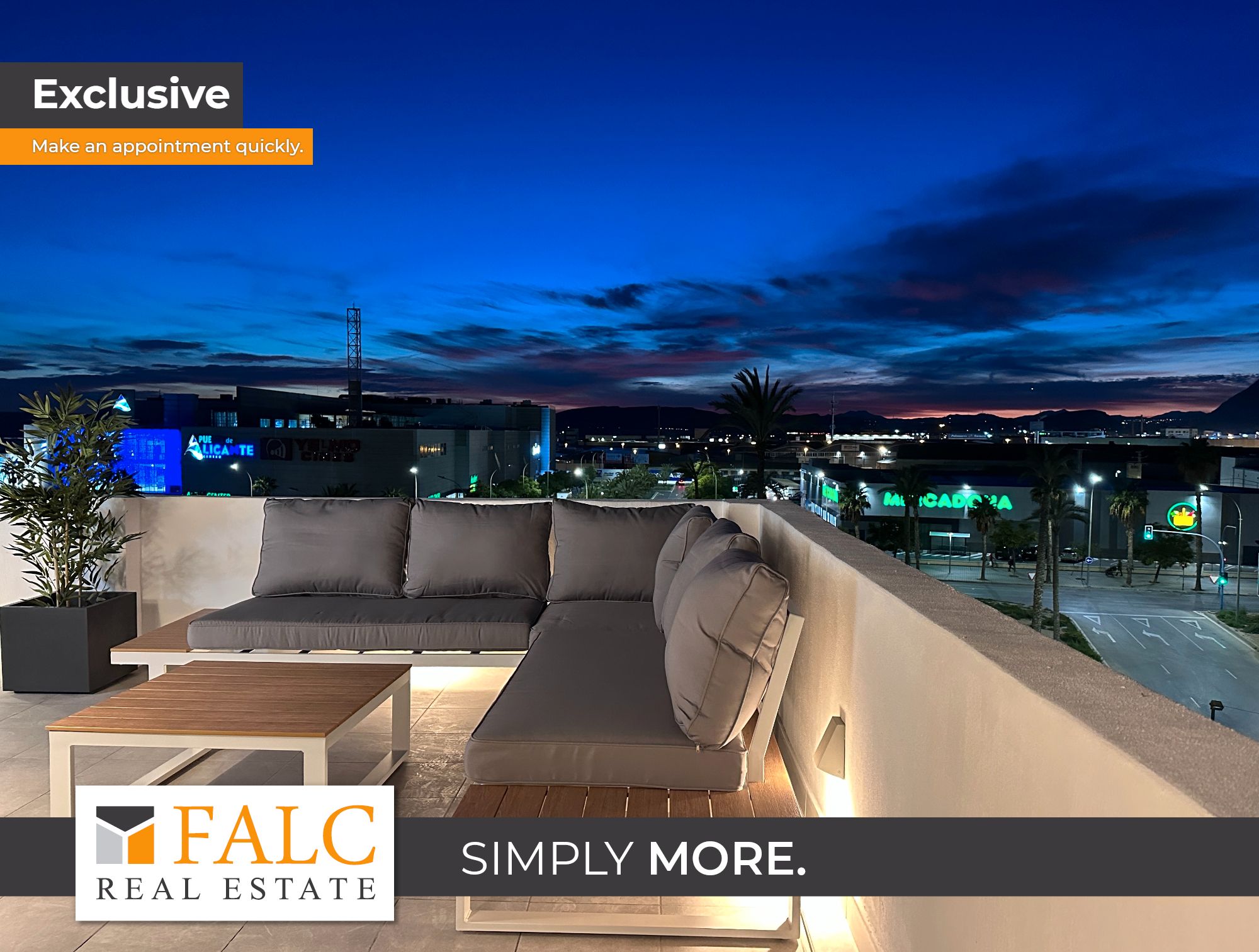 Terrace of Attic for sale in Alicante / Alacant  with Community pool