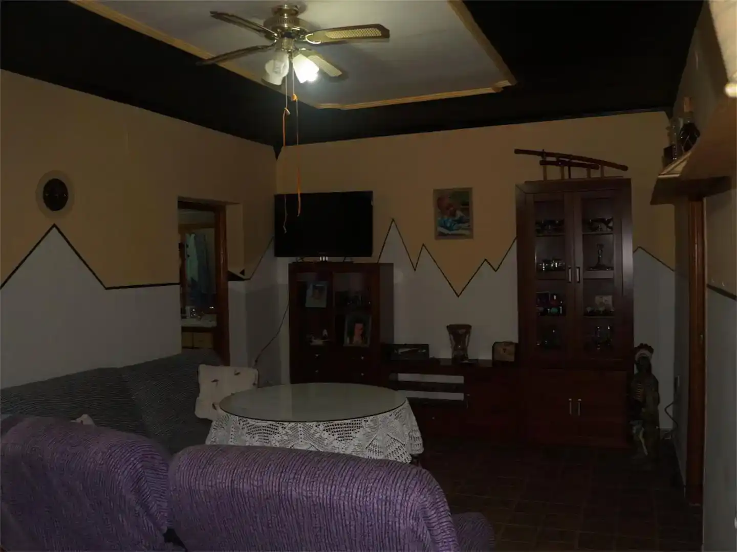 Sala de estar de Casa adosada en venta en Esparragalejo con Trastero y Horno