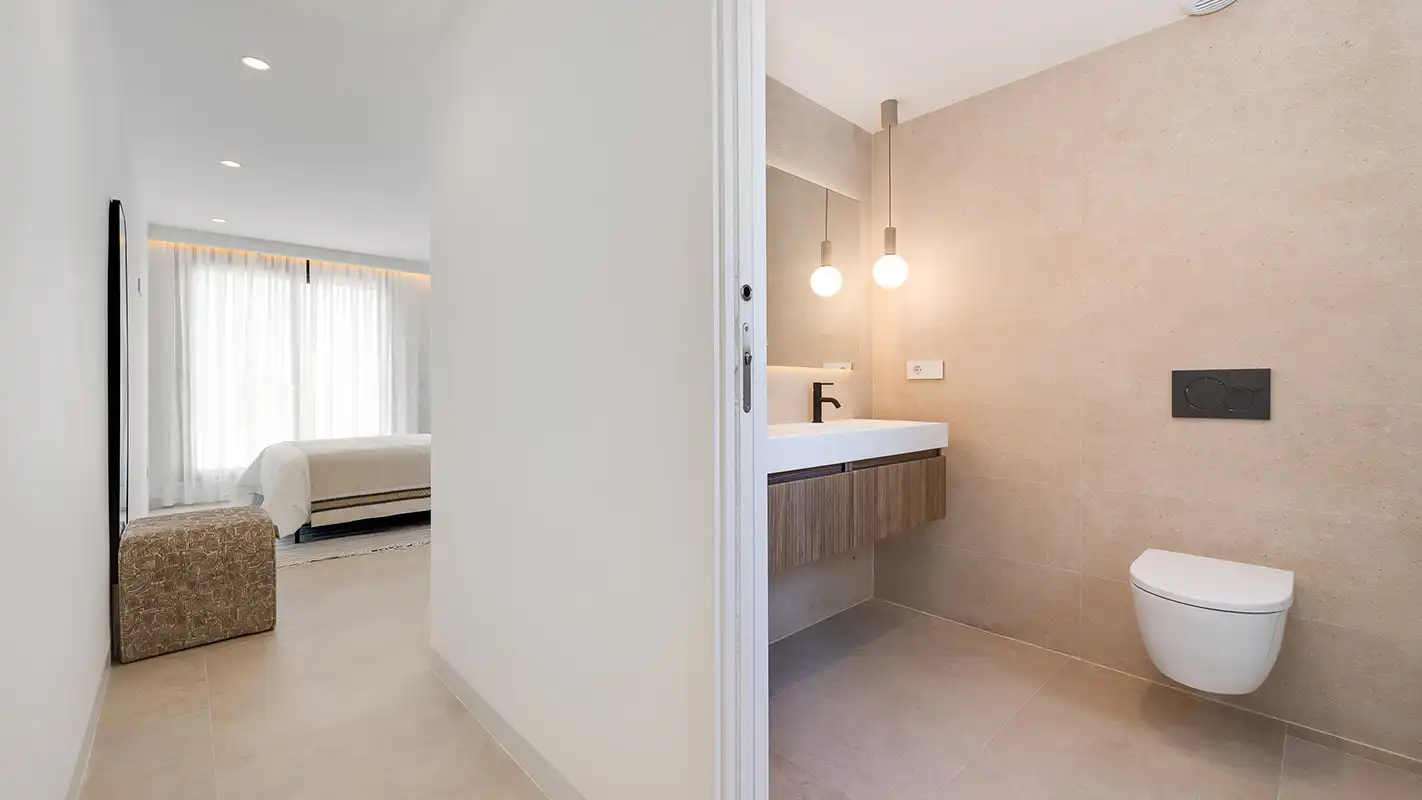 Baño de Casa o chalet en venta en Mutxamel con Aire acondicionado, Calefacción y Jardín privado