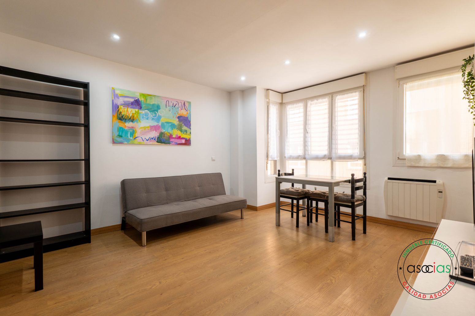 Living room of Flat for sale in Gijón   with Heating and Storage room
