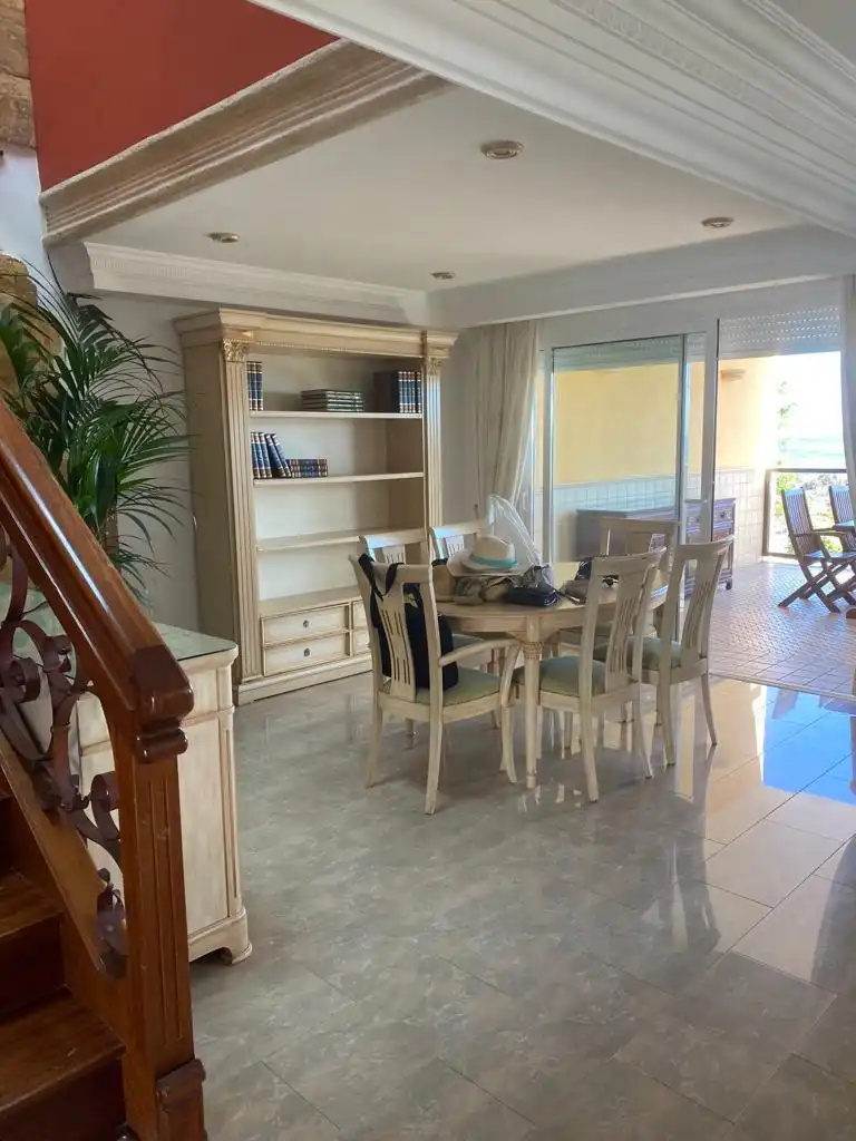 Dining room of Houses for sale in Marbella  with Air Conditioner, Private garden and Terrace