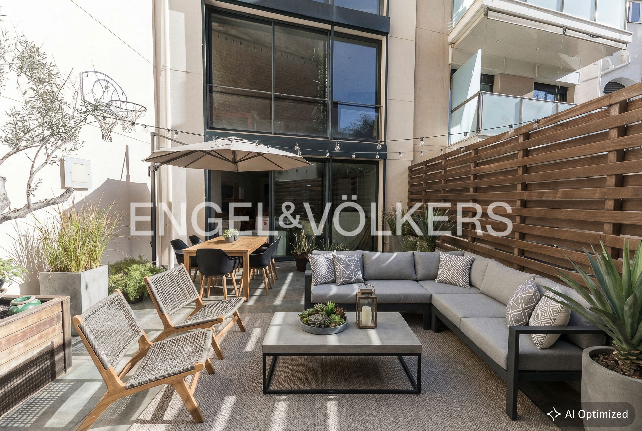 Terrassa de Casa o xalet en venda en  Barcelona Capital amb Aire condicionat, Calefacció i Jardí privat