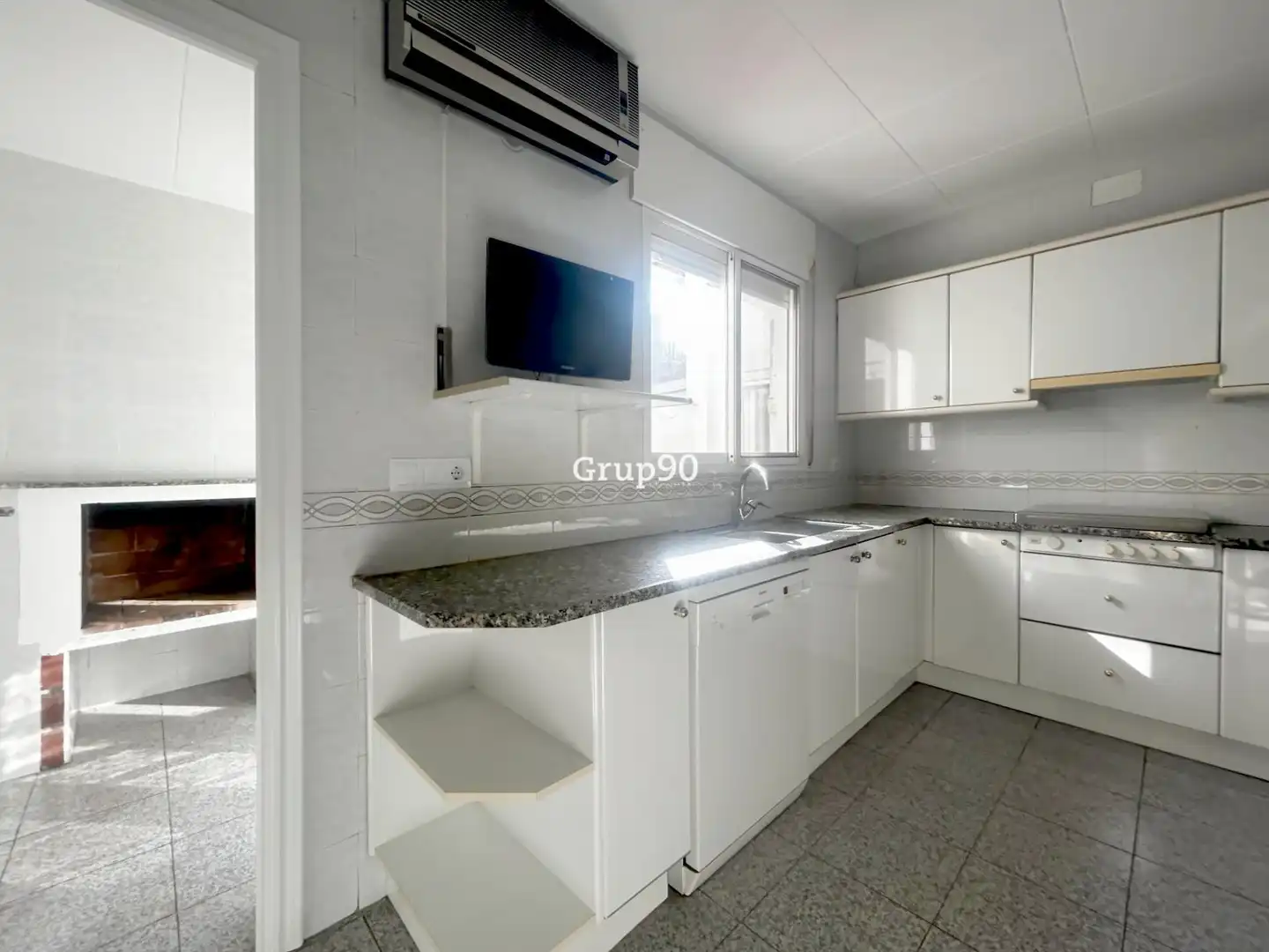 Cocina de Casa o chalet en venta en Puigverd de Lleida con Calefacción, Parquet y Terraza
