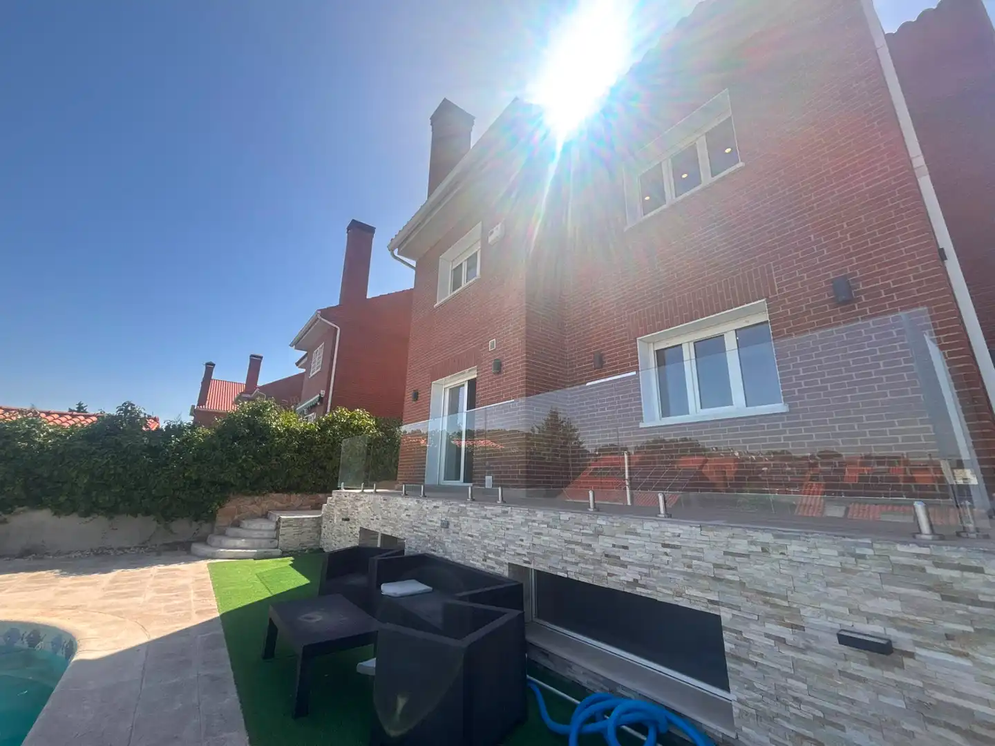 Terraza de Casa o chalet en venta en Rivas-Vaciamadrid con Aire acondicionado, Calefacción y Jardín privado