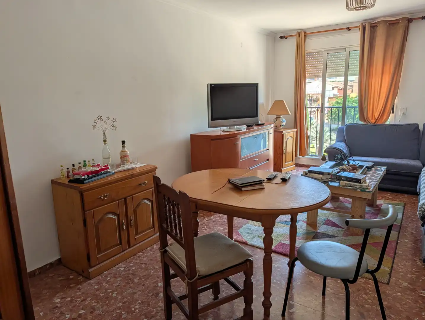 Sala d'estar de Pis en venda en Sagunto / Sagunt amb Moblat, Forn i Rentadora