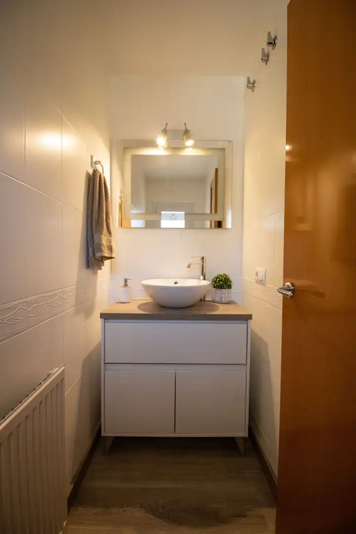 Bathroom of Houses for sale in Palau-saverdera  with Air Conditioner, Heating and Private garden