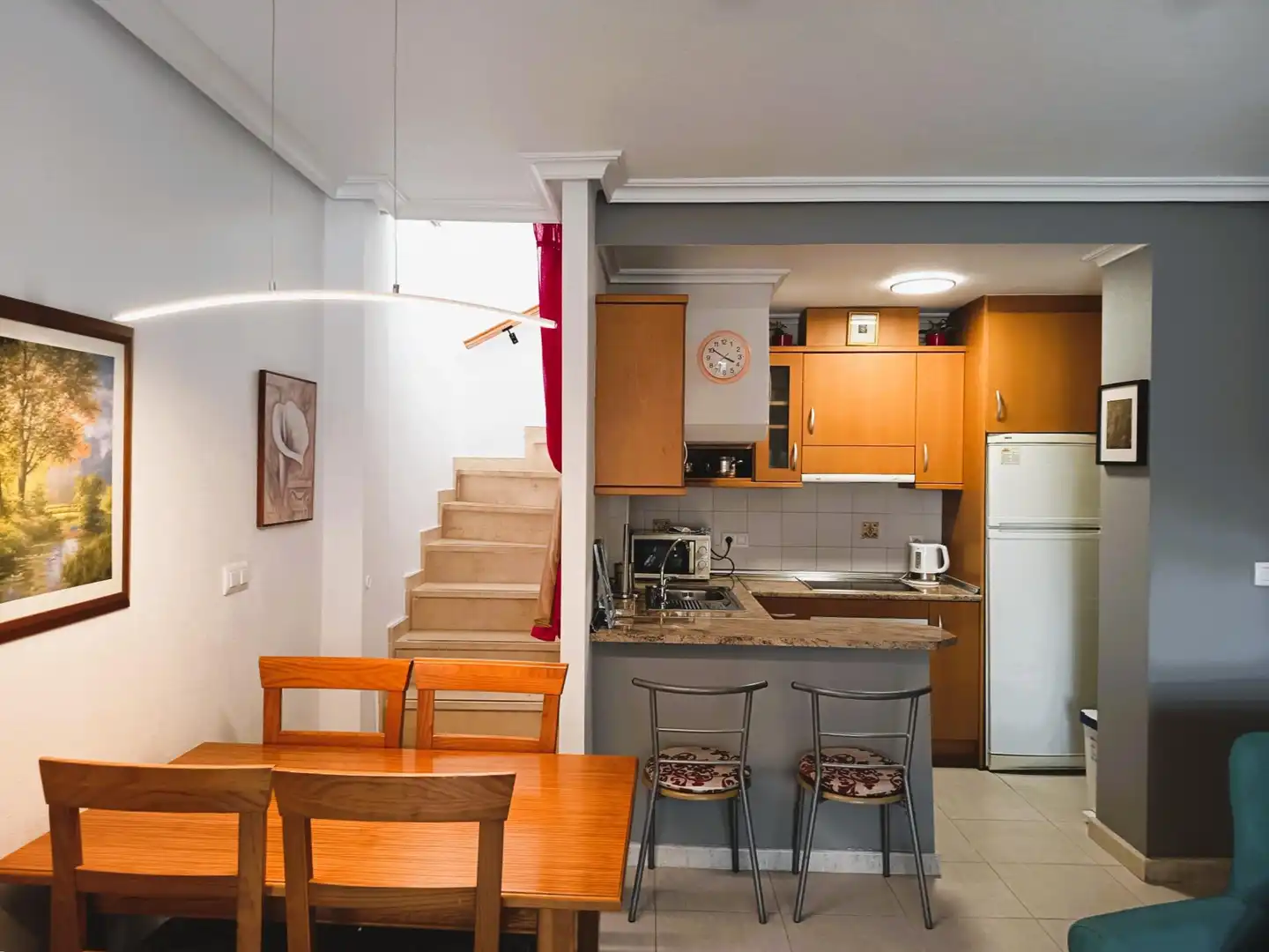 Küche von Dachboden zum Verkauf in Orihuela mit Klimaanlage, Terrasse und Schwimmbad