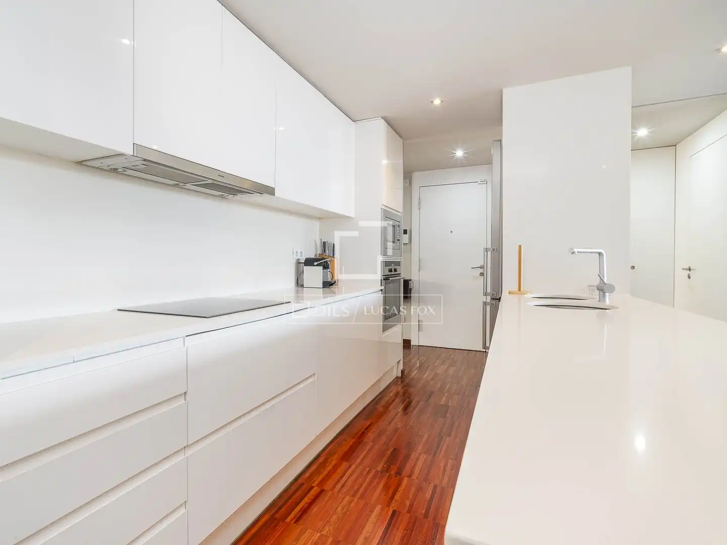 Kitchen of Attic for sale in Barcelona  with Air Conditioner, Parquet flooring and Terrace