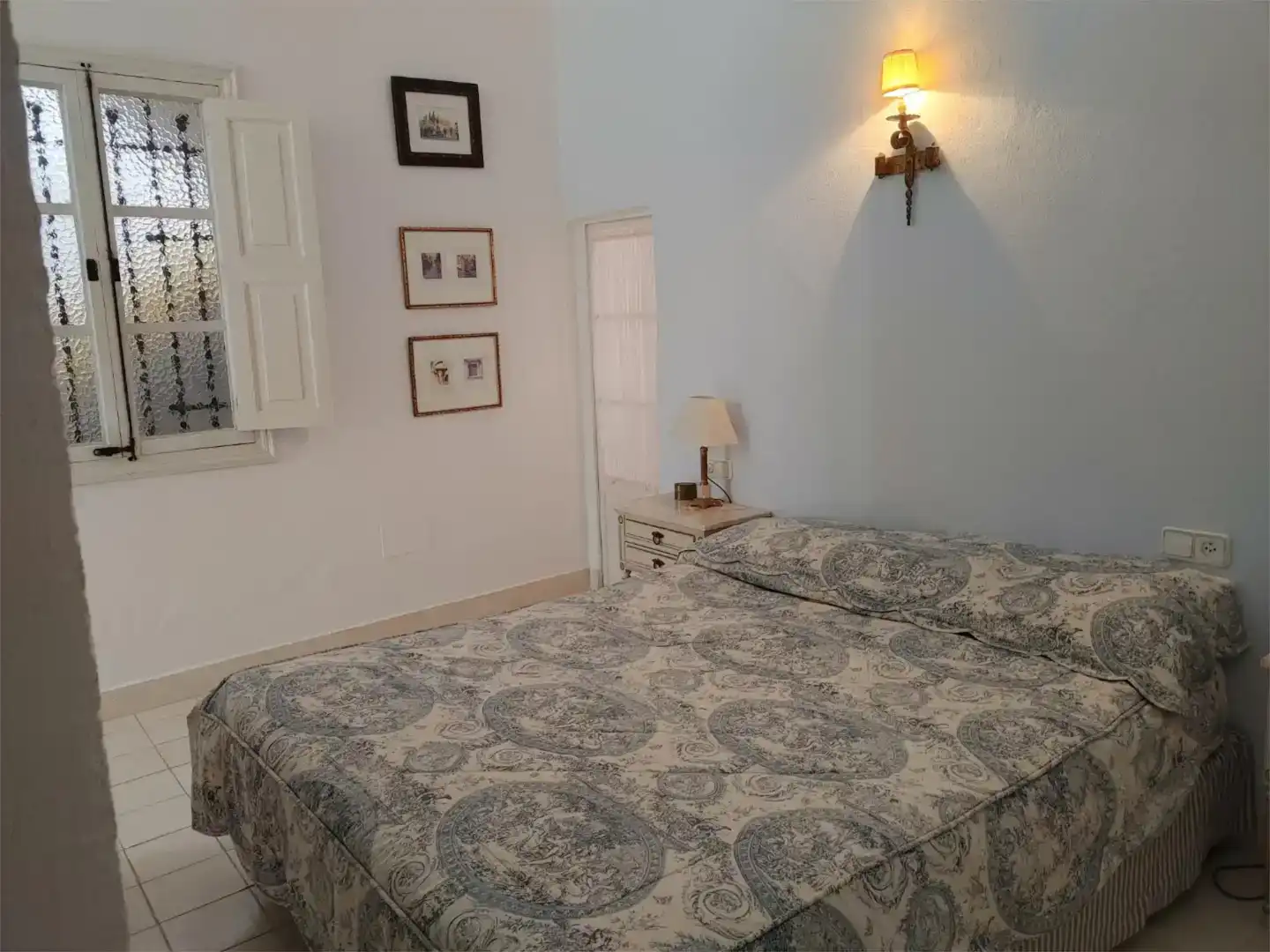 Schlafzimmer von Wohnung zur Miete in  Palma de Mallorca mit Möbliert, Waschmaschine und Fernseher