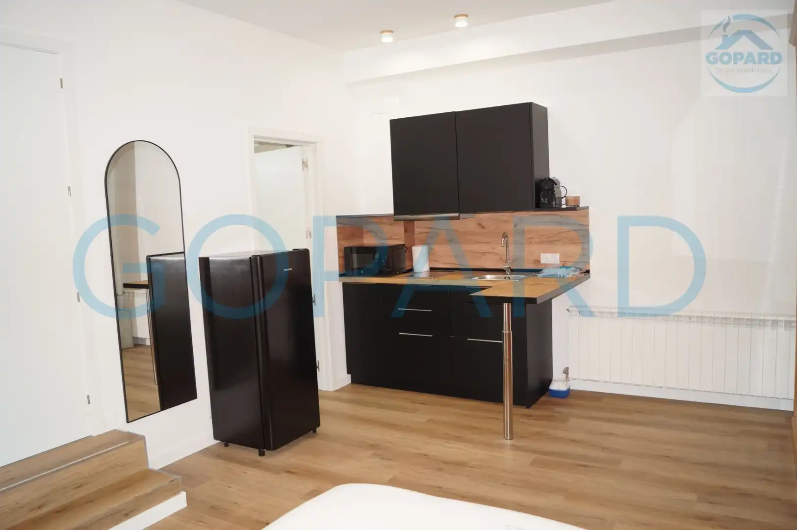 Cocina de Estudio de alquiler en Villanueva del Pardillo con Calefacción, Jardín privado y Amueblado