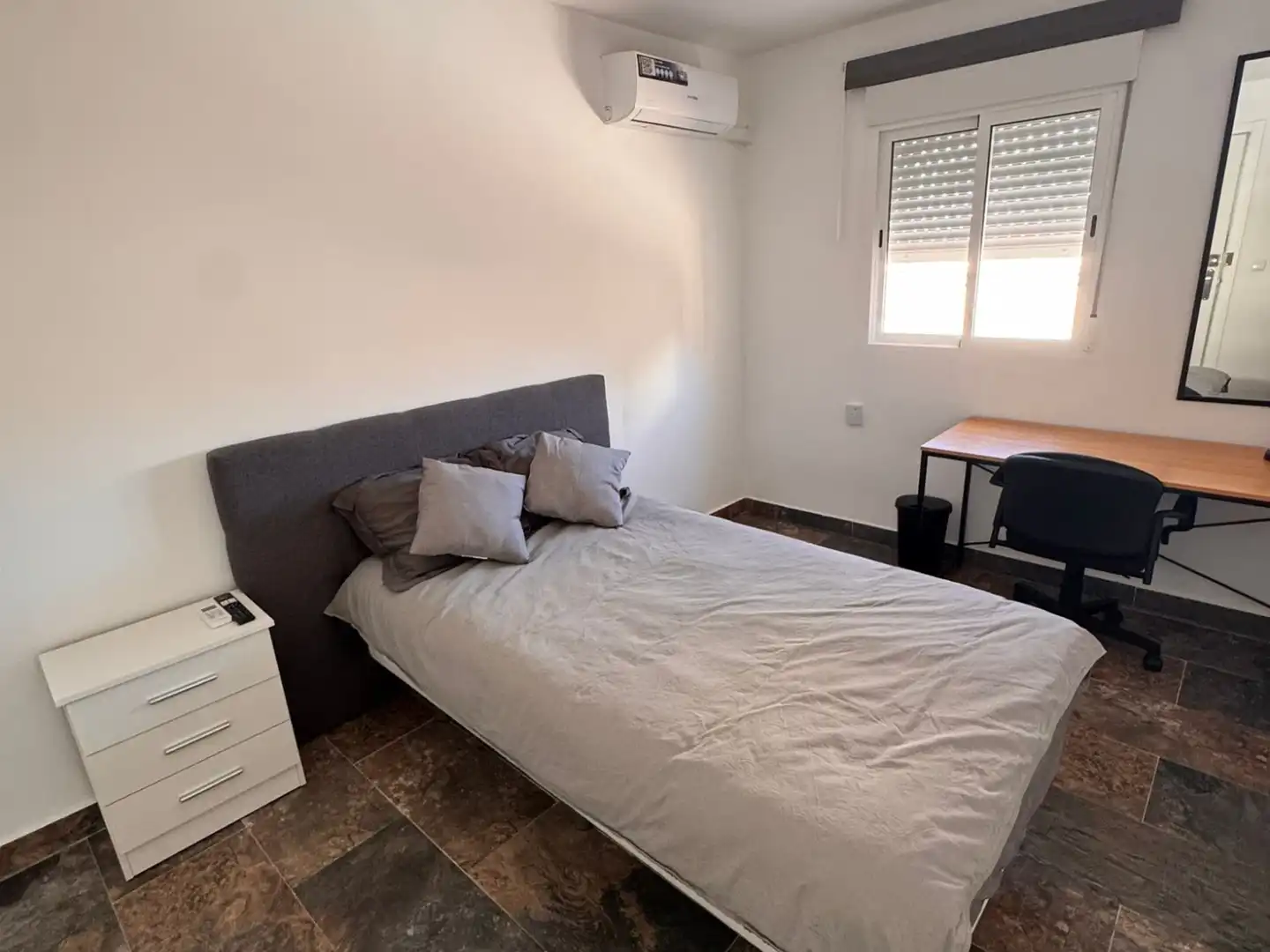 Bedroom of Flat for rent in Murcia  with Air Conditioner, Heating and Furnished