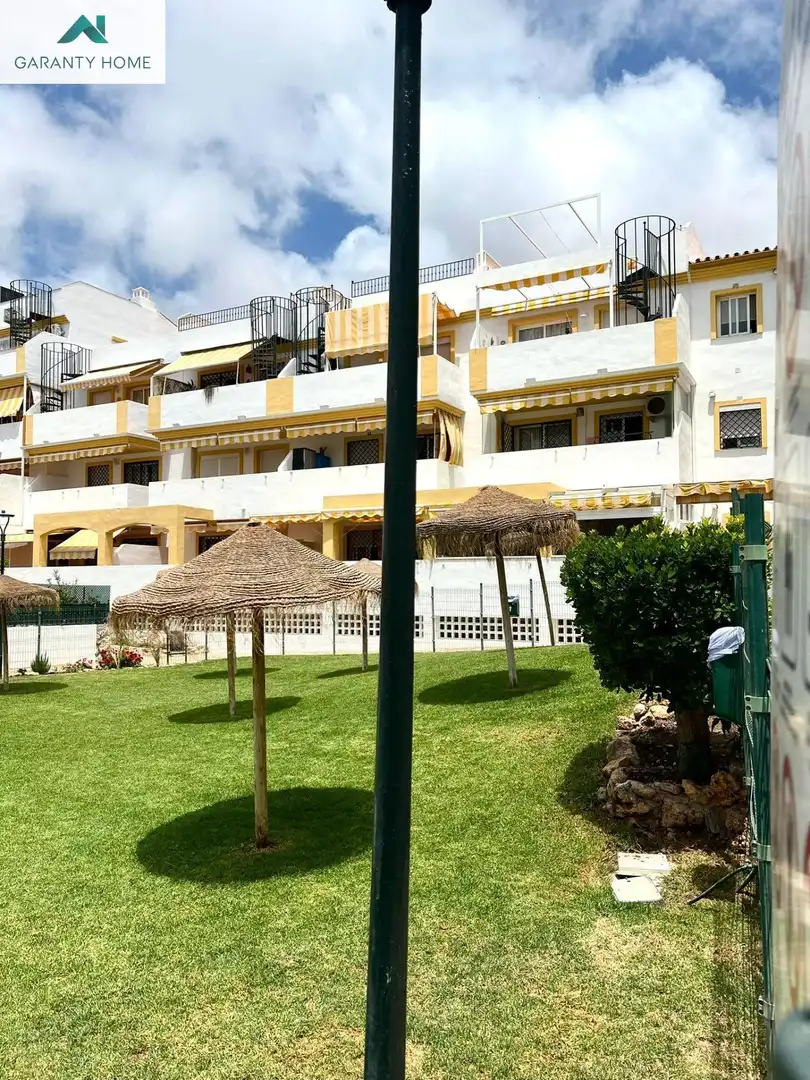 Exterior view of Flat for rent in Rincón de la Victoria  with Air Conditioner, Terrace and Furnished