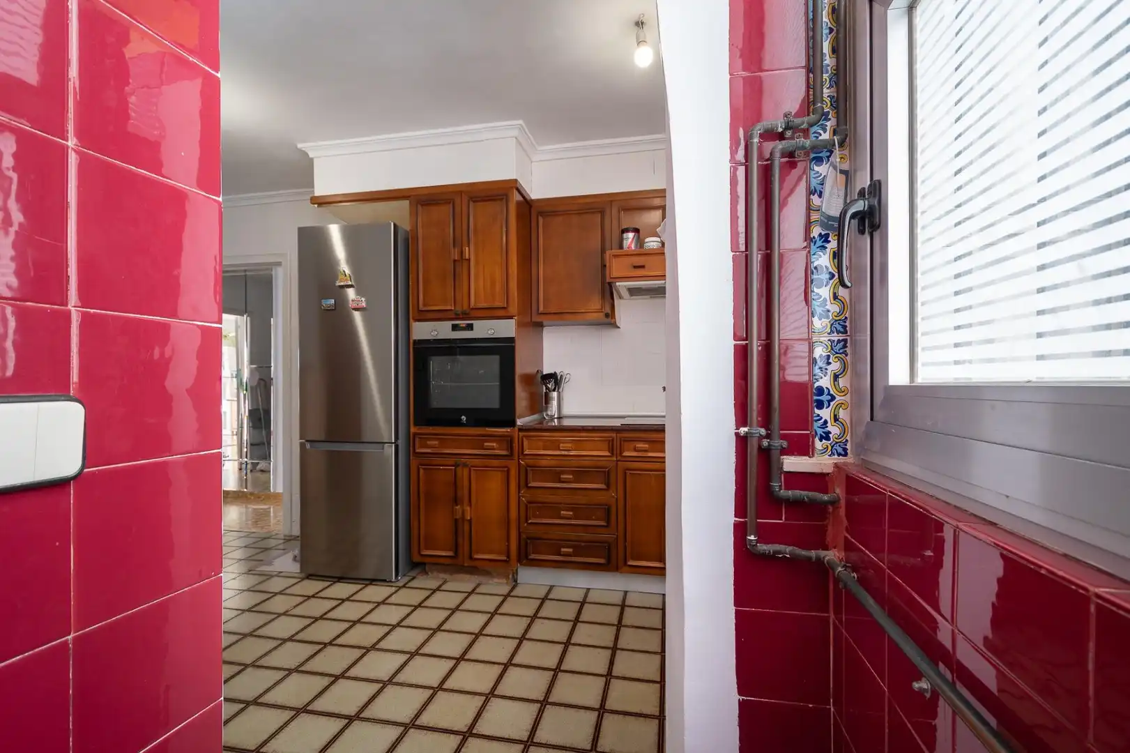Kitchen of Flat for sale in Albal  with Balcony