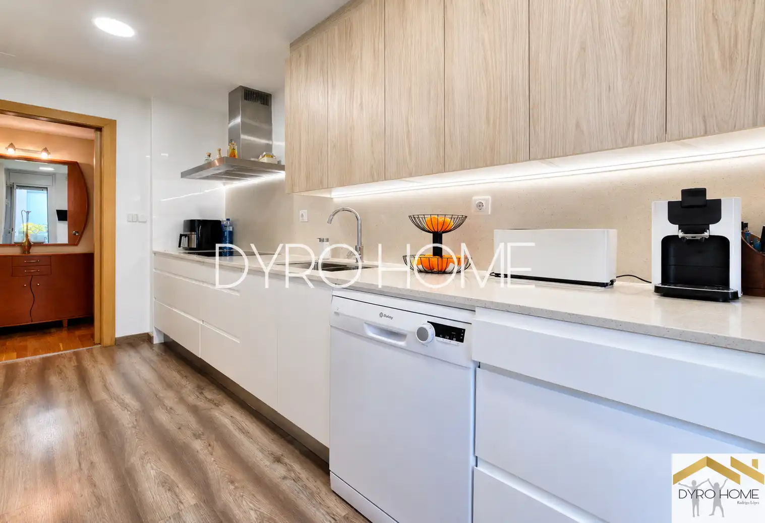 Küche von Wohnung zum Verkauf in Barcelona mit Heizung und Terrasse