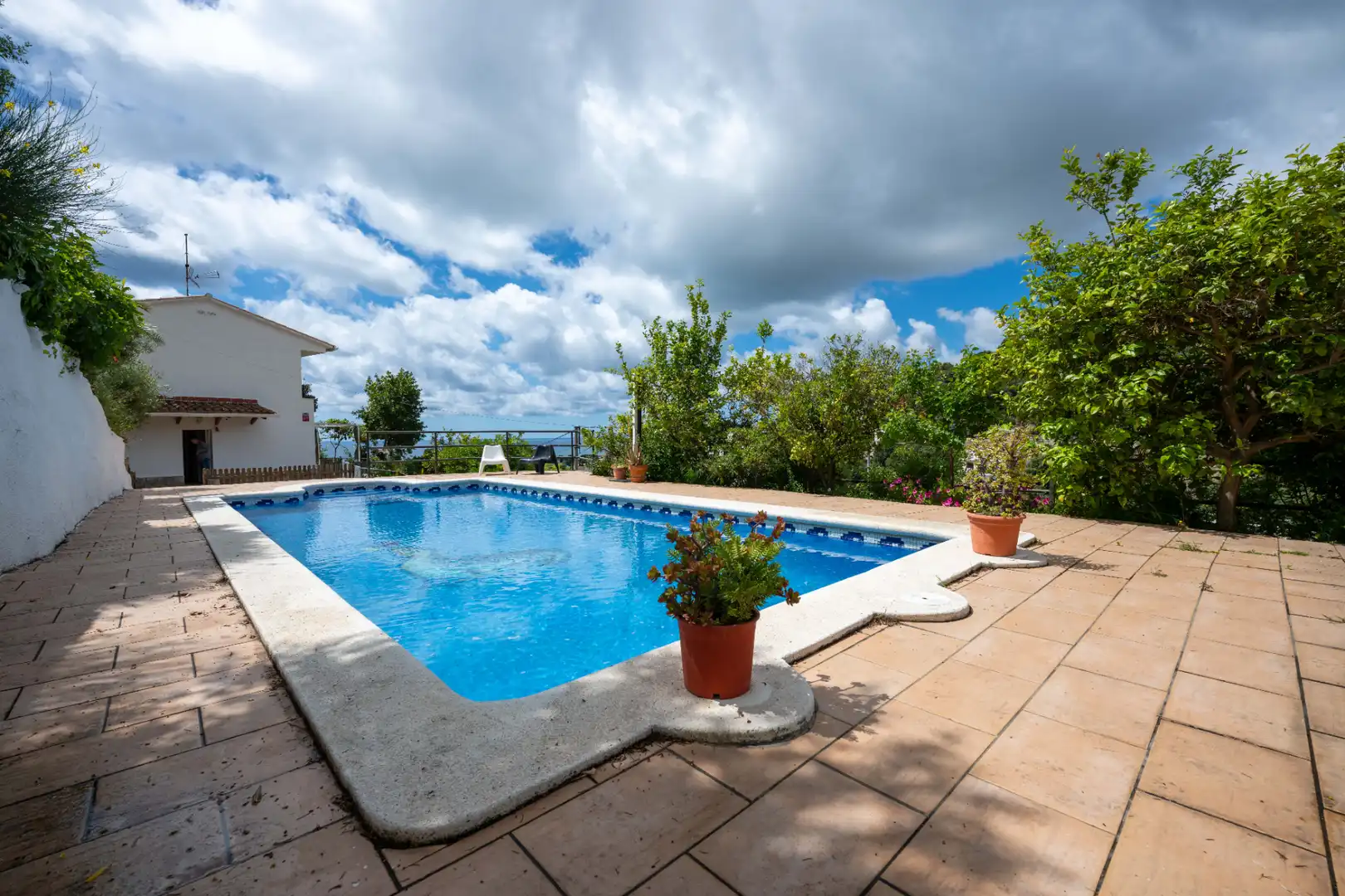 Piscina de Casa o chalet en venta en Santa Susanna con Aire acondicionado, Jardín privado y Terraza