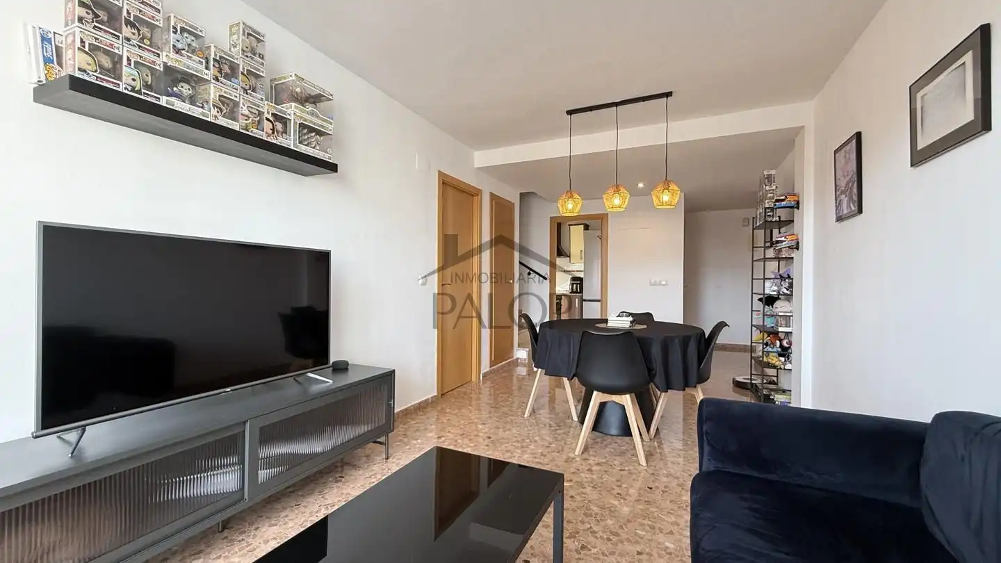 Living room of Duplexes for sale in La Pobla Llarga  with Air Conditioner and Terrace
