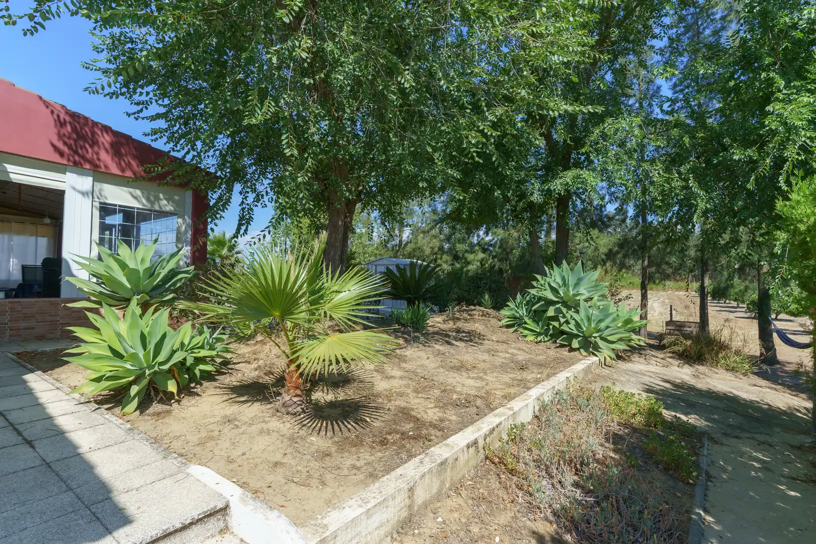 Jardín de Finca rústica en venta en La Palma del Condado con Jardín privado, Terraza y Piscina