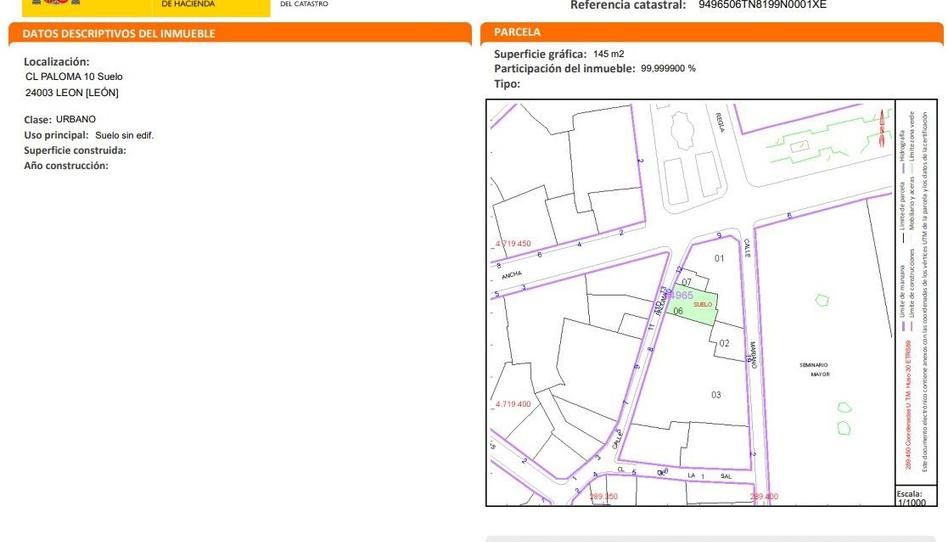 Photo 1 of Residential for sale in Paloma, 10, Casco Antiguo, León