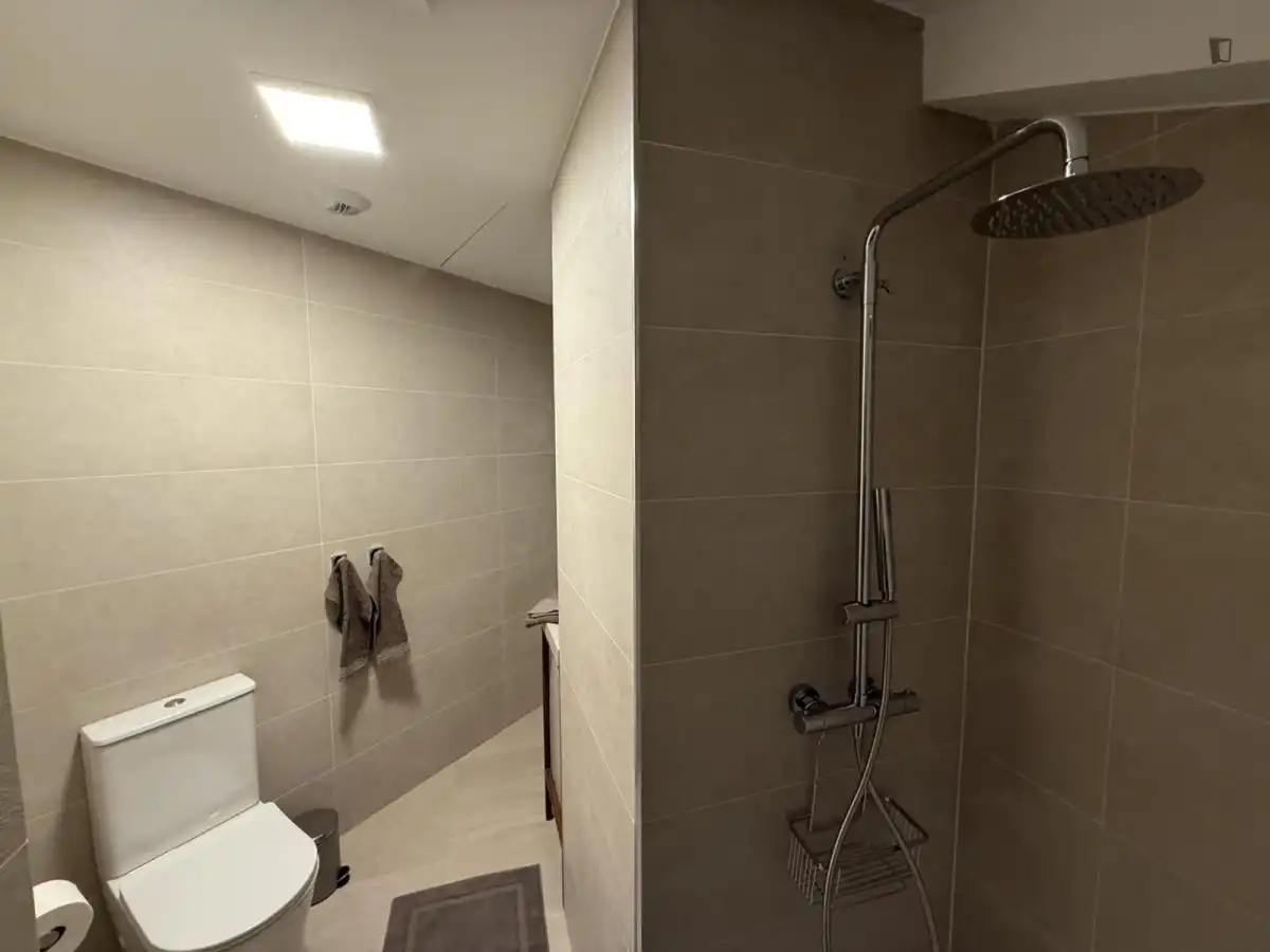 Bany de Apartament de lloguer en Málaga amb Aire condicionat, Calefacció i Moblat