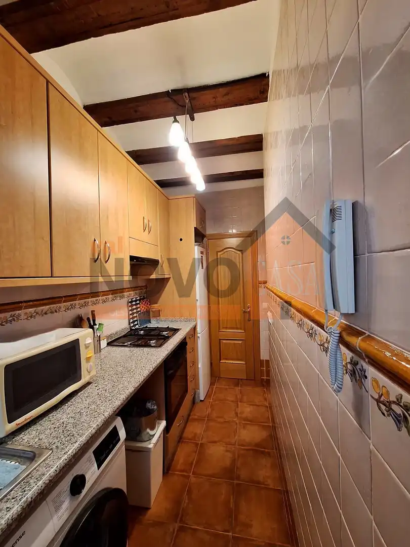 Kitchen of Flat for rent in Valencia  with Air Conditioner