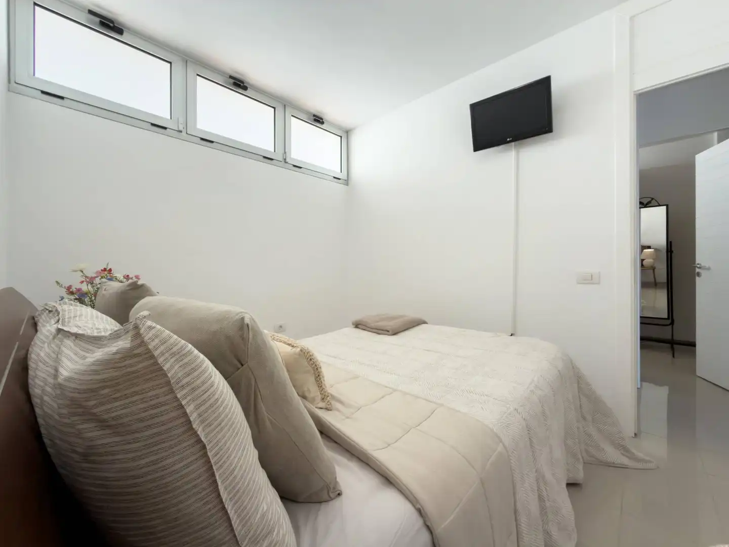 Dormitori de Apartament en venda en San Cristóbal de la Laguna amb Jardí privat, Terrassa i Piscina comunitària
