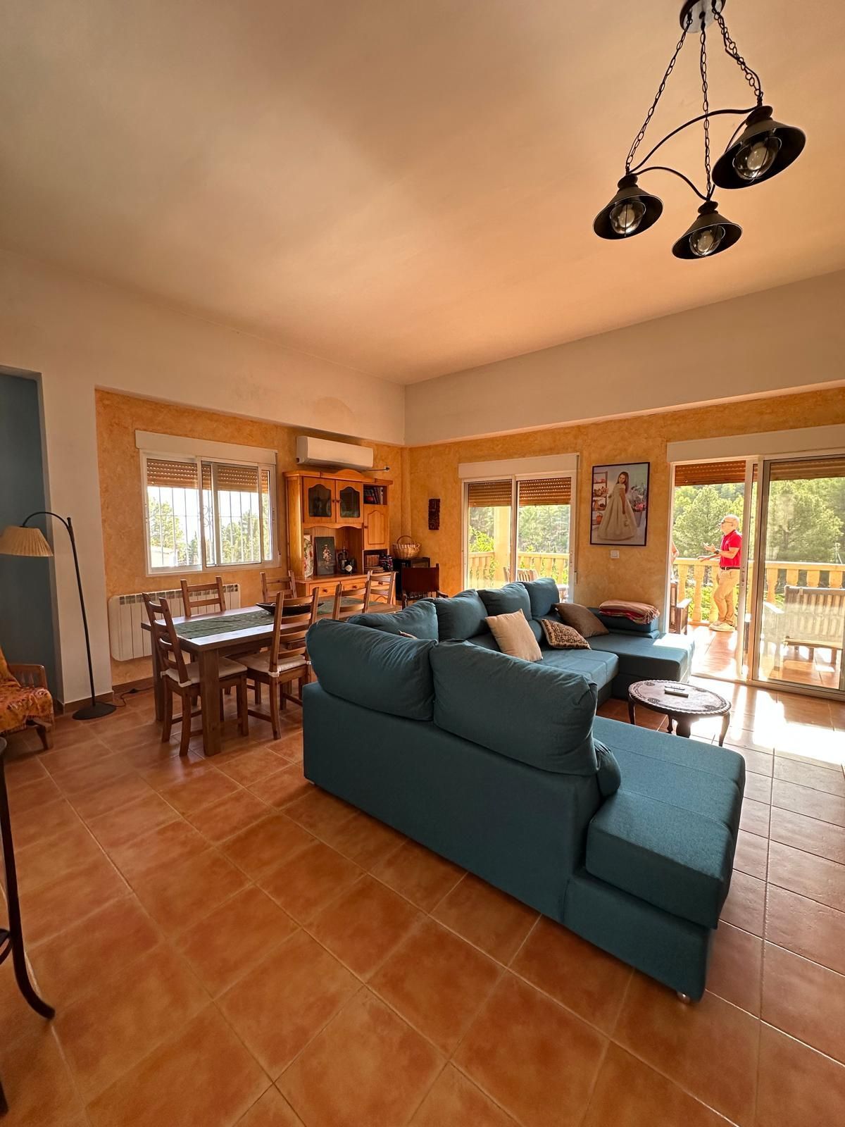 Wohnzimmer von Haus oder Chalet zum Verkauf in Alhama de Murcia mit Klimaanlage, Heizung und Privatgarten