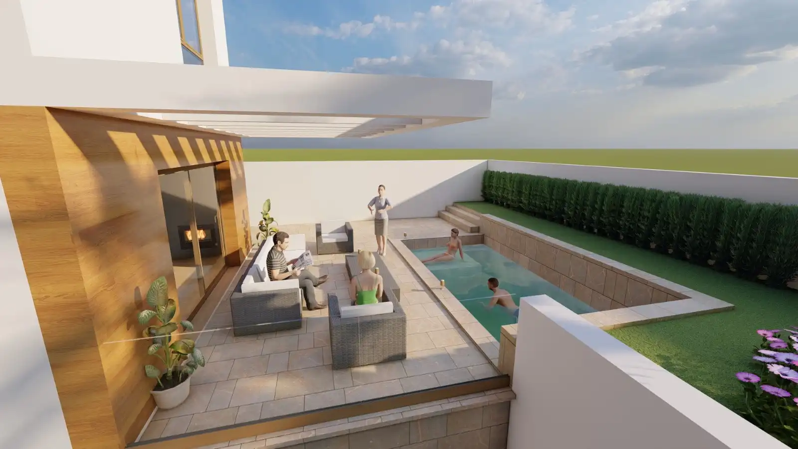 Piscina de Residencial en venda en Alhaurín de la Torre