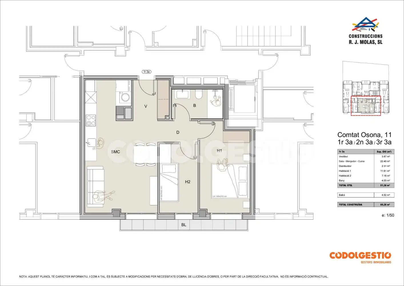 Flat for sale in Nord 