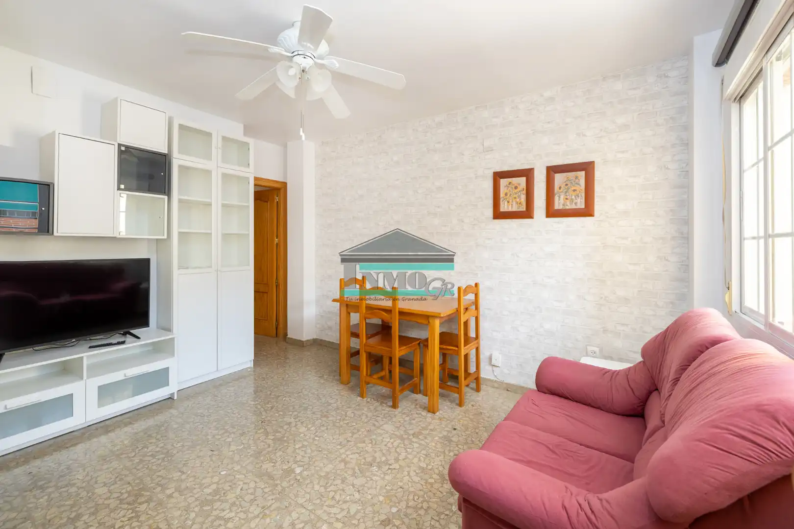 Sala de estar de Piso en venta en Armilla con Aire acondicionado, Amueblado y Balcón