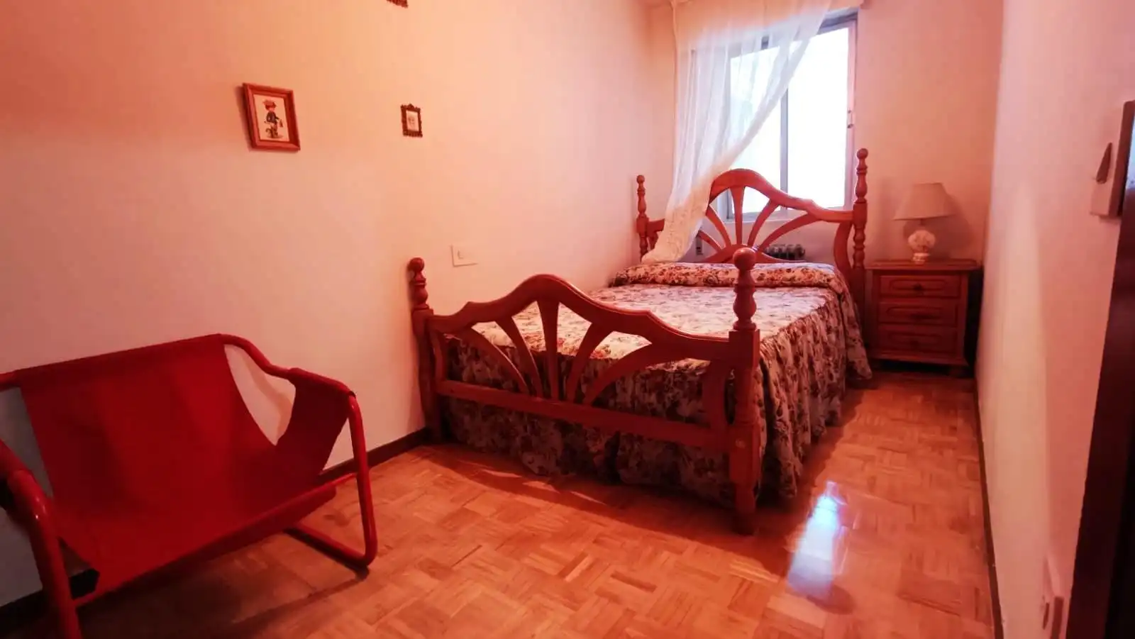 Bedroom of Flat for sale in Zamora Capital   with Heating, Parquet flooring and Terrace