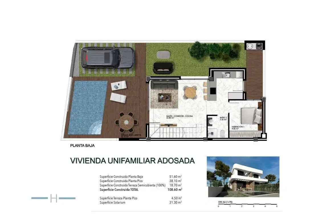 Casa con terraza en venta en Los Montesinos, imagen 24