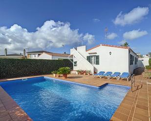 Swimming pool of House or chalet for sale in Ciutadella de Menorca  with Air Conditioner, Heating and Private garden