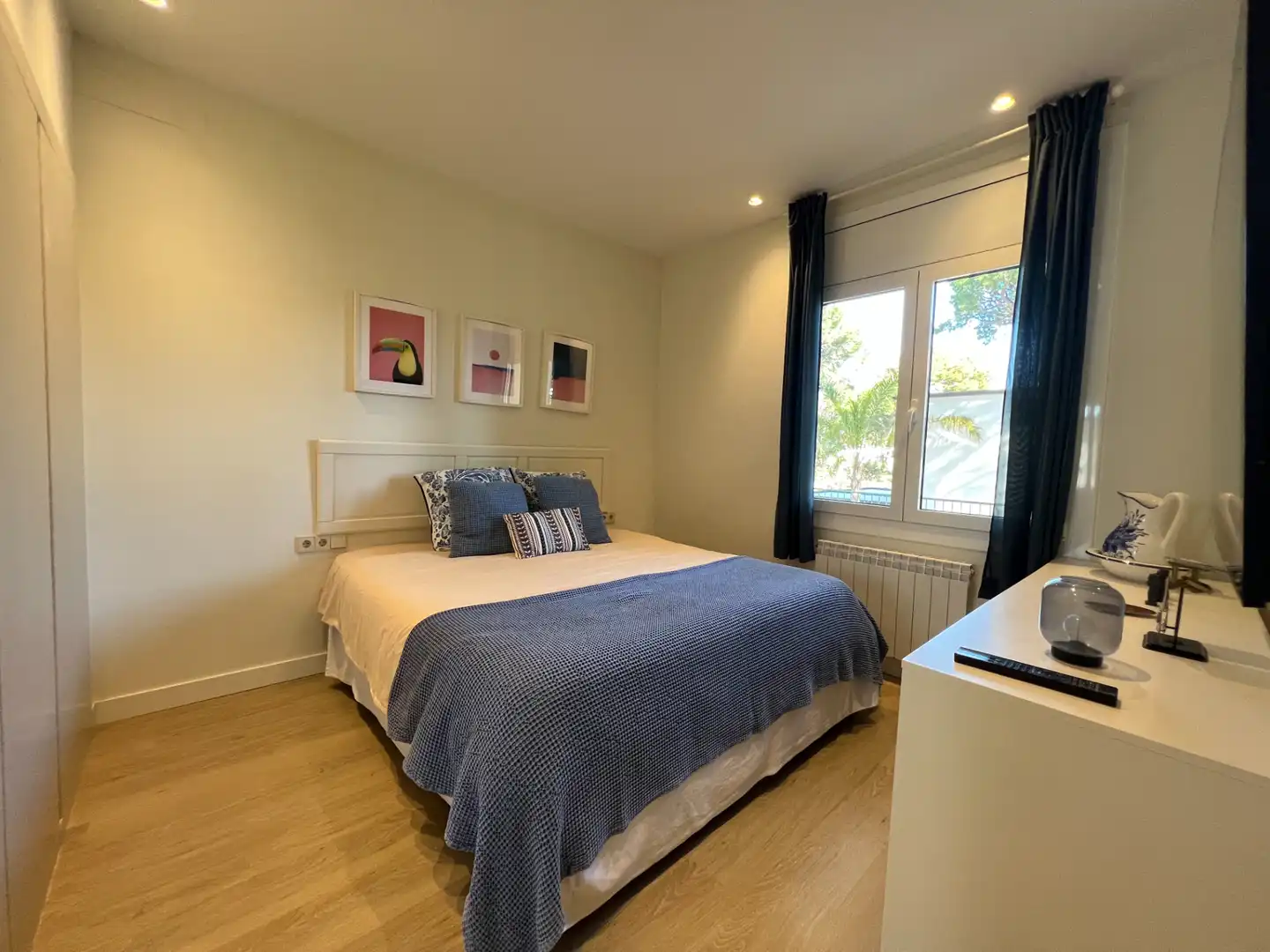 Bedroom of Houses for rent in Castelldefels  with Air Conditioner, Heating and Private garden
