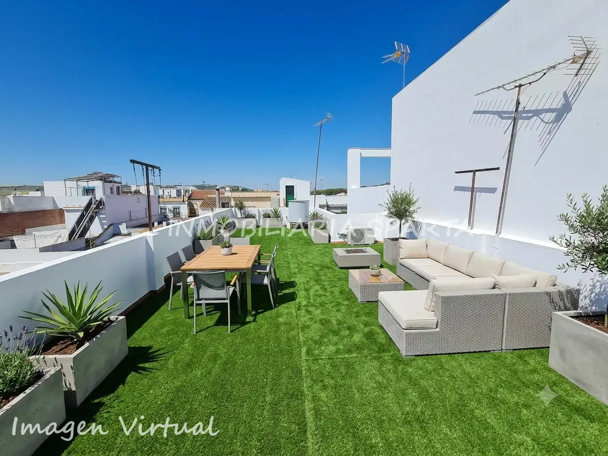 Terraza de Casa adosada en venta en Santiponce con Terraza, Trastero y Balcón