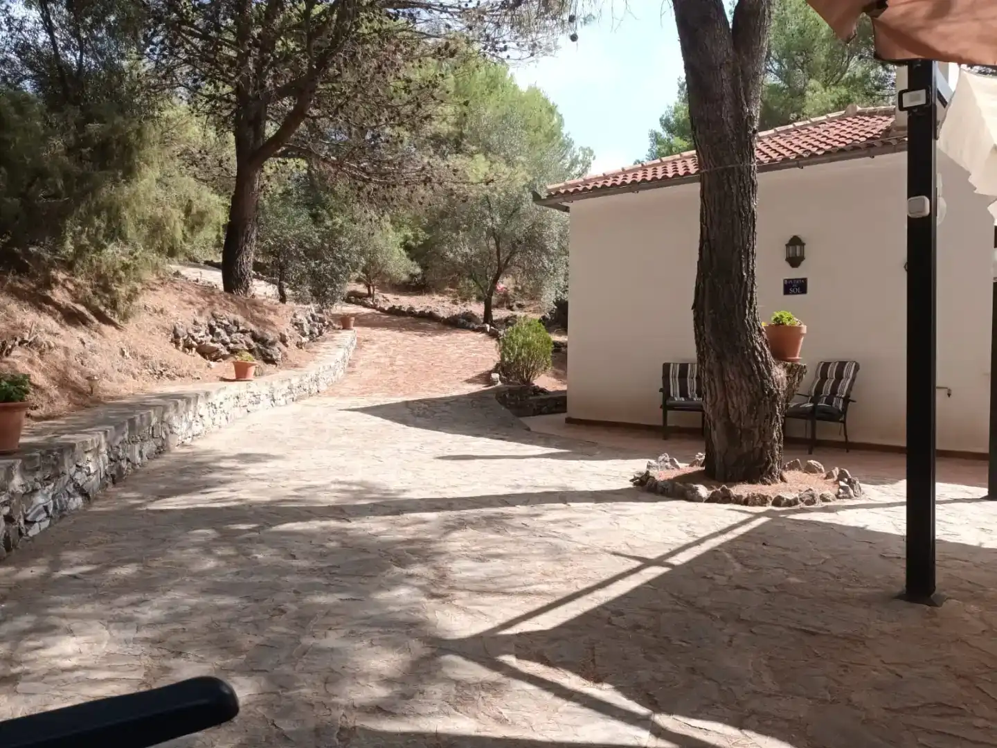 Jardí de Finca rústica en venda en Yunquera amb Piscina
