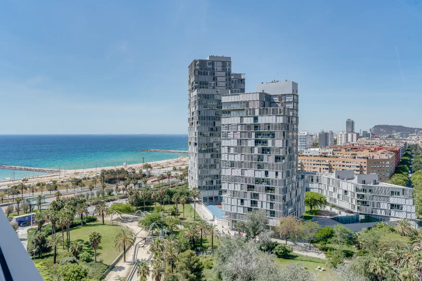 Exterior view of Flat for sale in Barcelona  with Air Conditioner, Heating and Parquet flooring