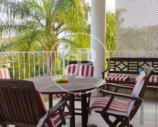 Terrace of Flat to rent in Jávea / Xàbia  with Air Conditioner, Private garden and Terrace