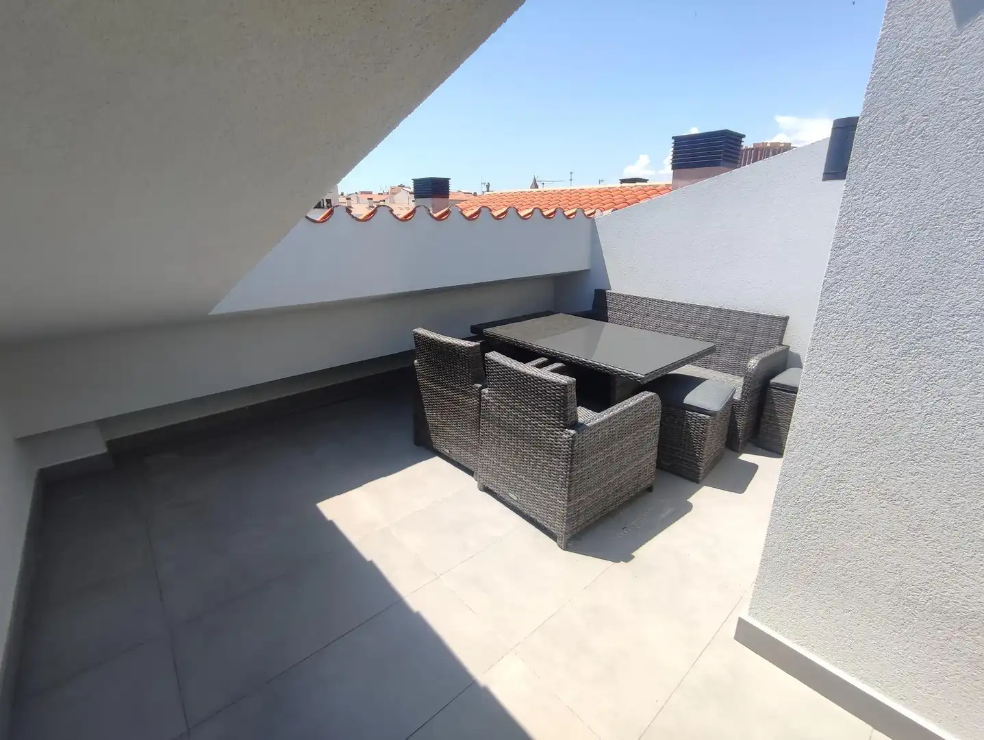 Terraza de Dúplex de alquiler en Palamós con Aire acondicionado, Terraza y Amueblado