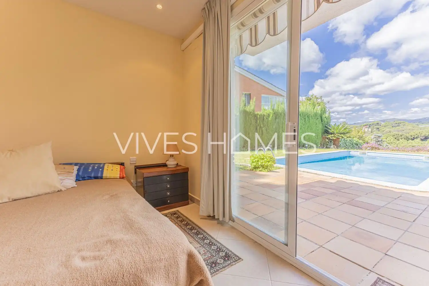 Bedroom of Houses for sale in Caldes d'Estrac  with Air Conditioner, Heating and Private garden