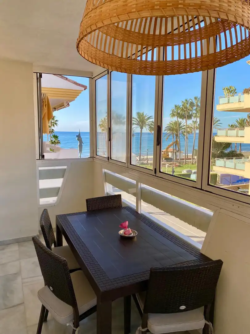 Terrace of Apartments for rent in Marbella  with Air Conditioner, Furnished and Balcony