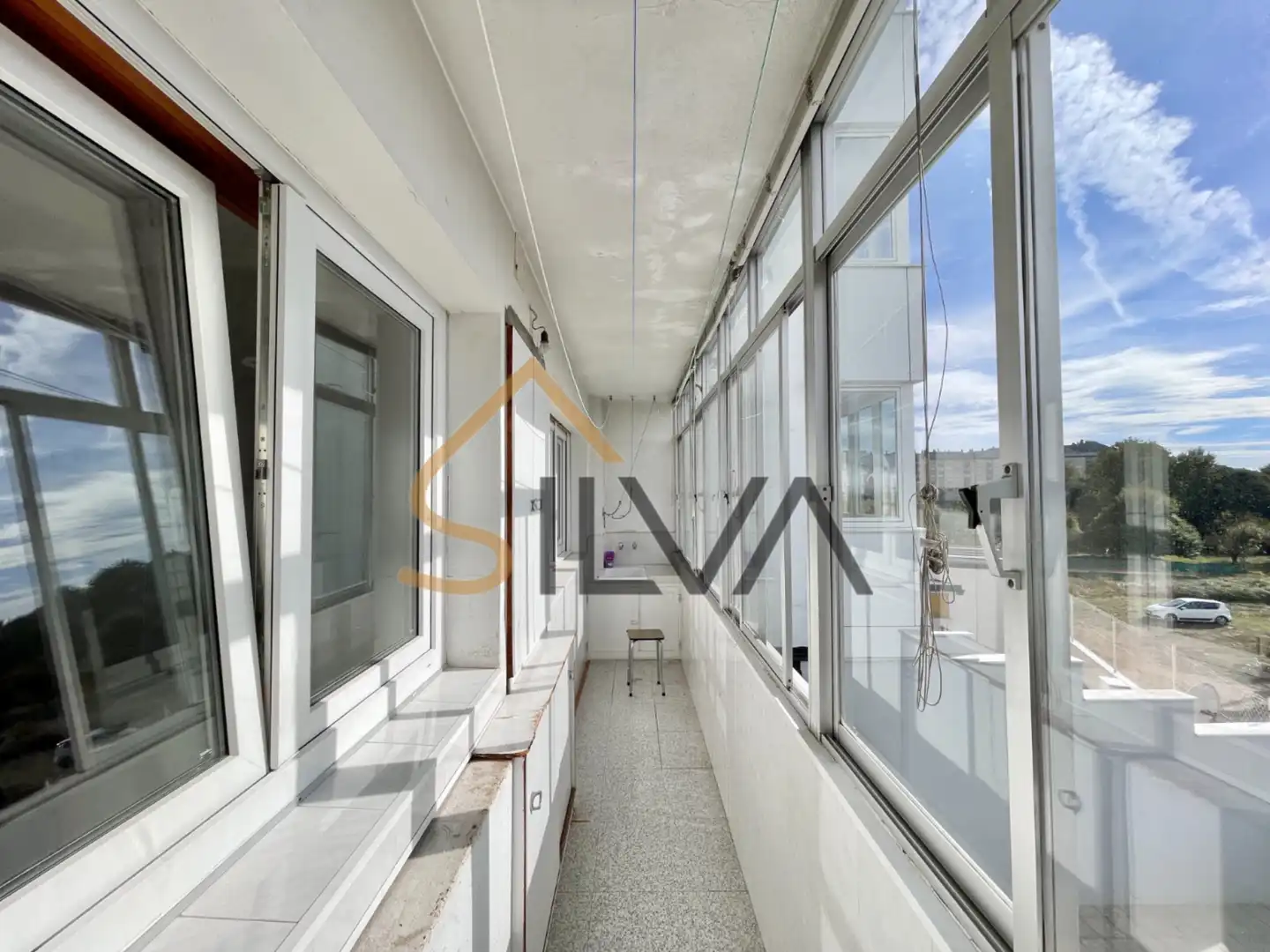 Vista exterior de Piso en venta en Lugo con Calefacción, Parquet y Internet