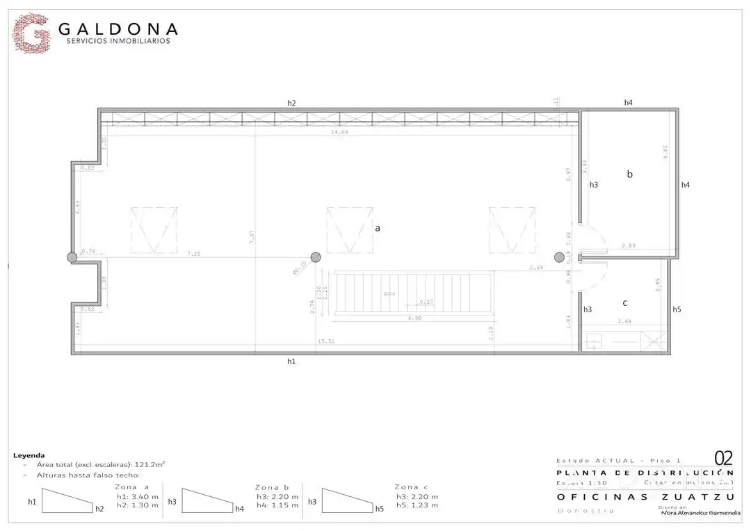 Office for rent in Donostia - San Sebastián   with Air Conditioner and Heating