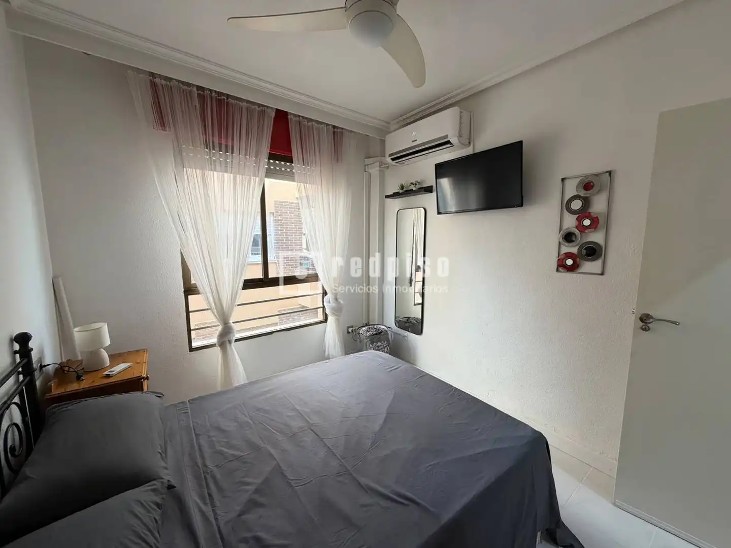Bedroom of Flat for sale in Murcia  with Air Conditioner, Terrace and Furnished