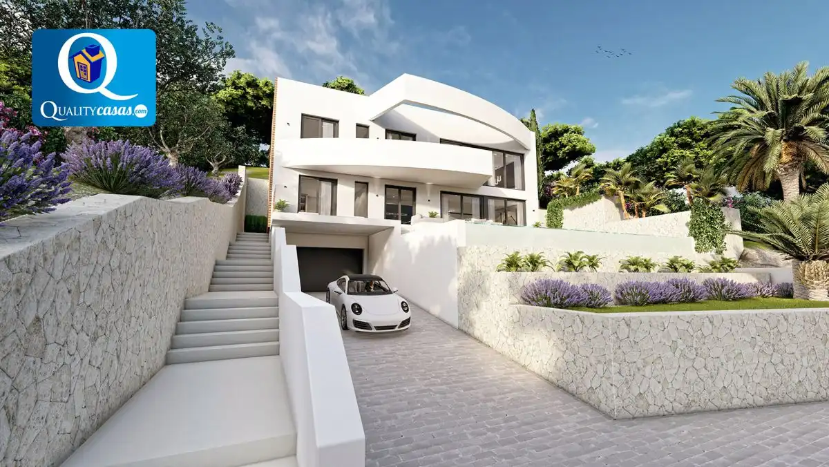 Vista exterior de Casa o chalet en venta en Altea con Aire acondicionado, Calefacción y Terraza